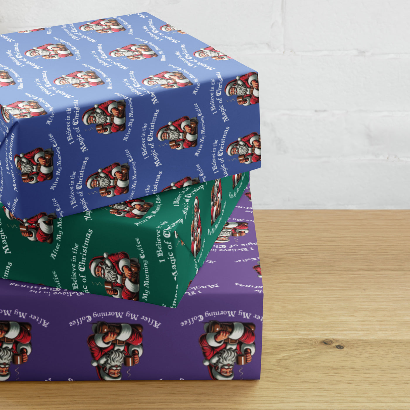 I Believe In The Magic Of Christmas gift wrap paper
