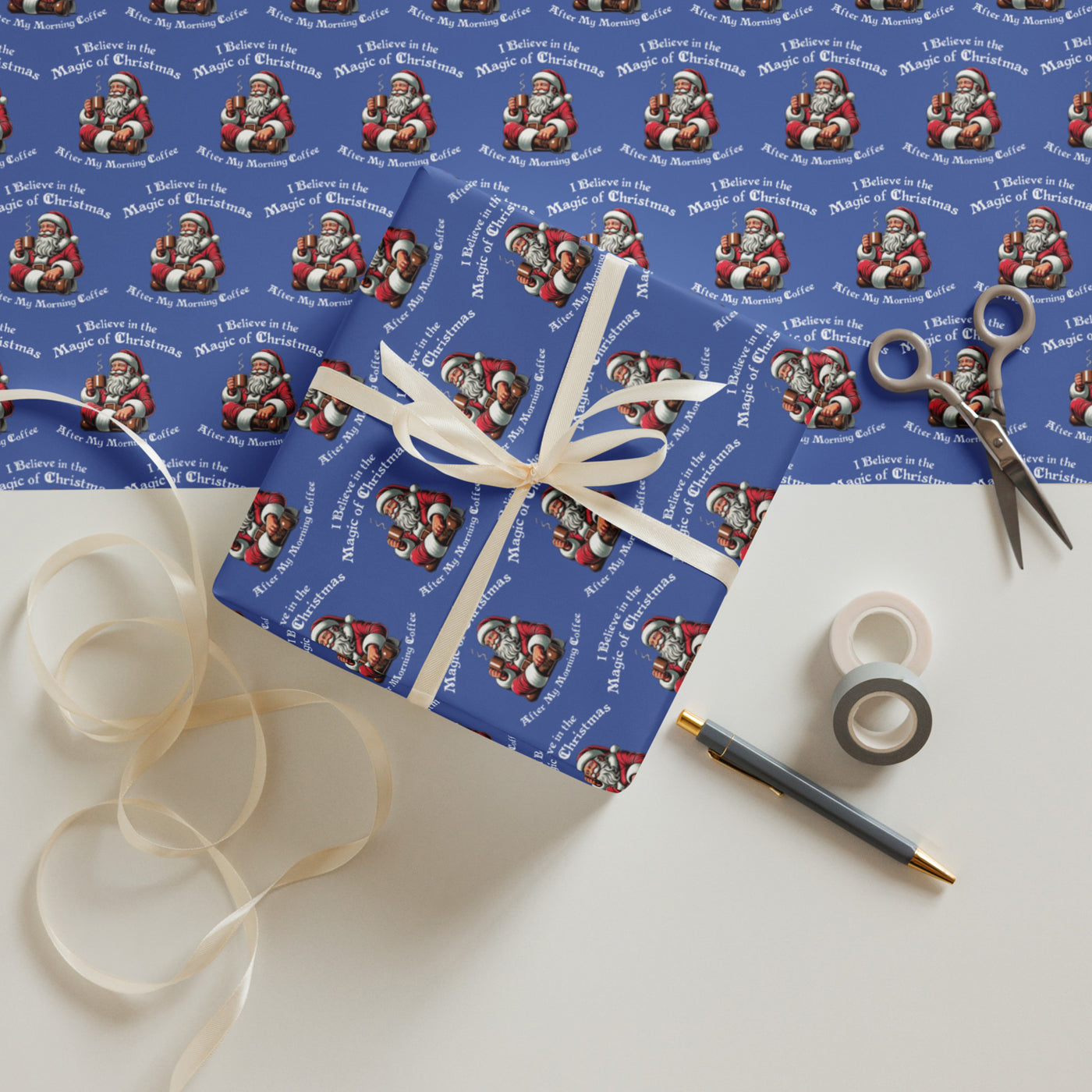 I Believe In The Magic Of Christmas gift wrap paper