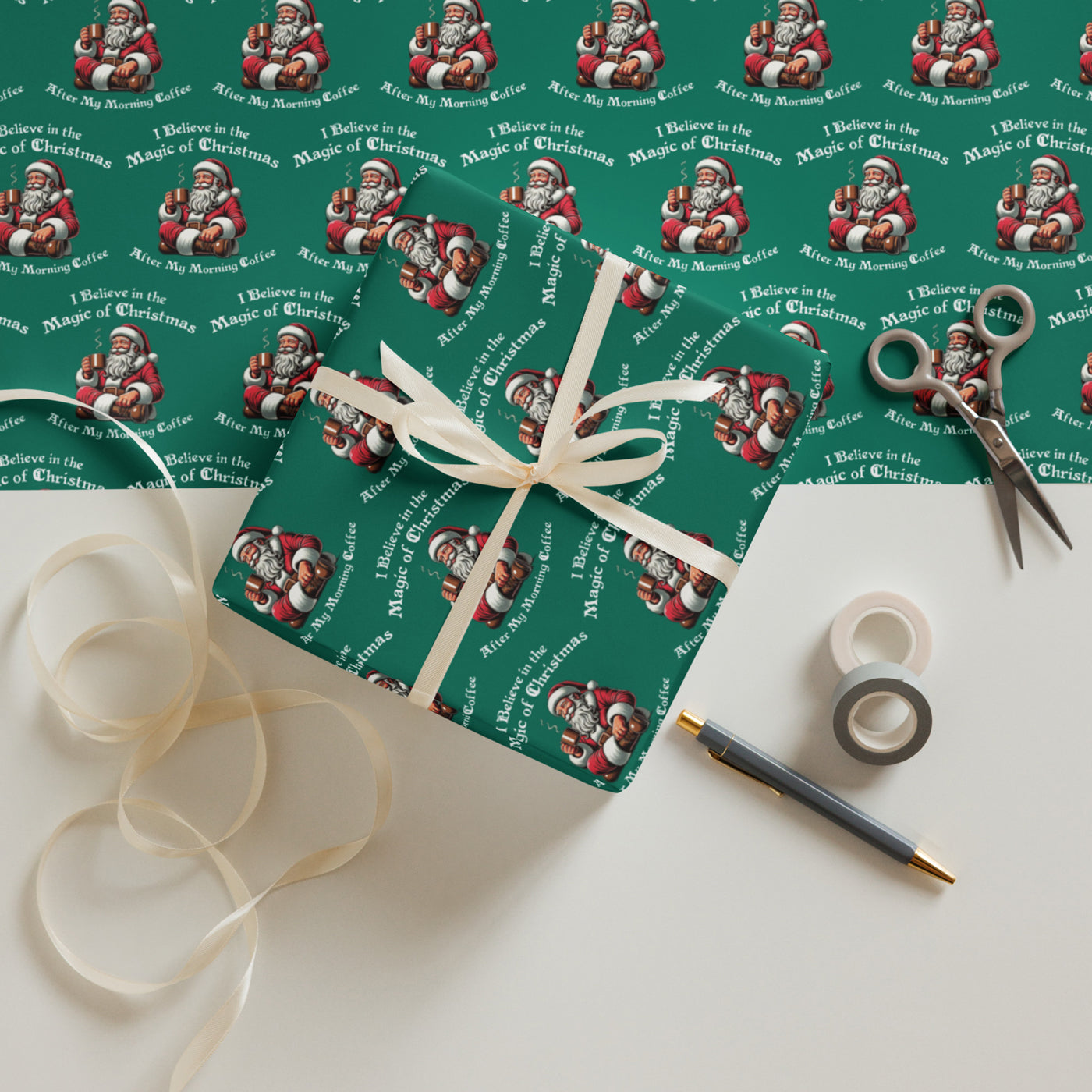 I Believe In The Magic Of Christmas gift wrap paper