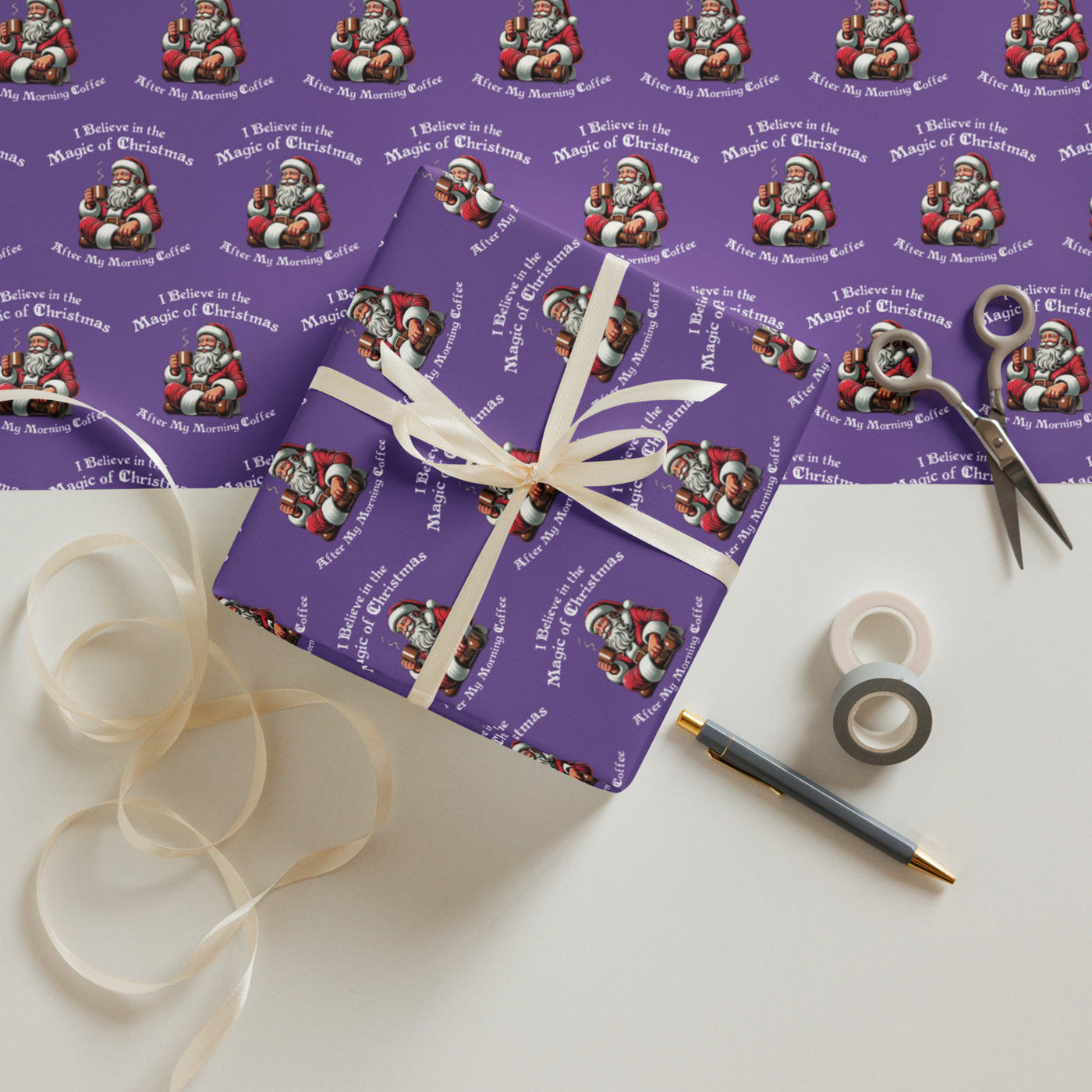 I Believe In The Magic Of Christmas gift wrap paper