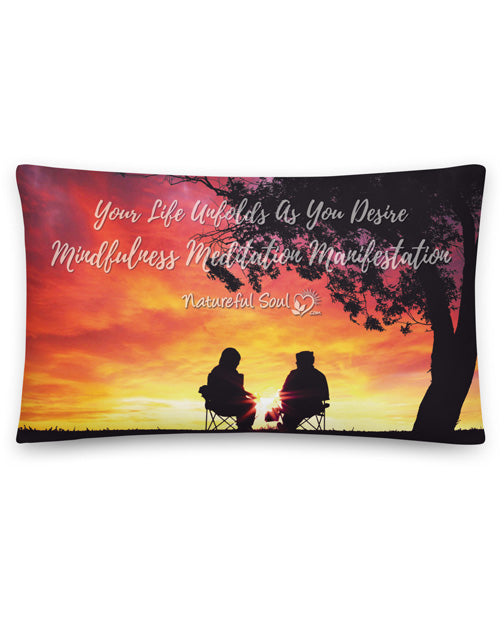 Golden Hour Magic Meditation Pillow