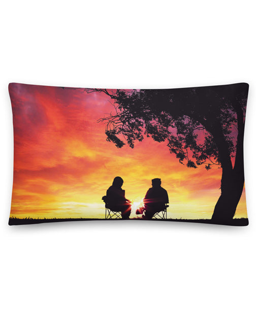 Golden Hour Magic Meditation Pillow
