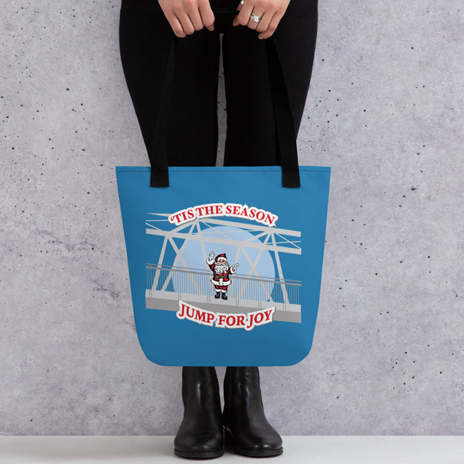 Tis The Season Jump For Joy Tote Bag