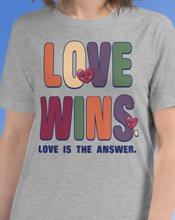 Love Wins Love Is The Answer T-Shirt