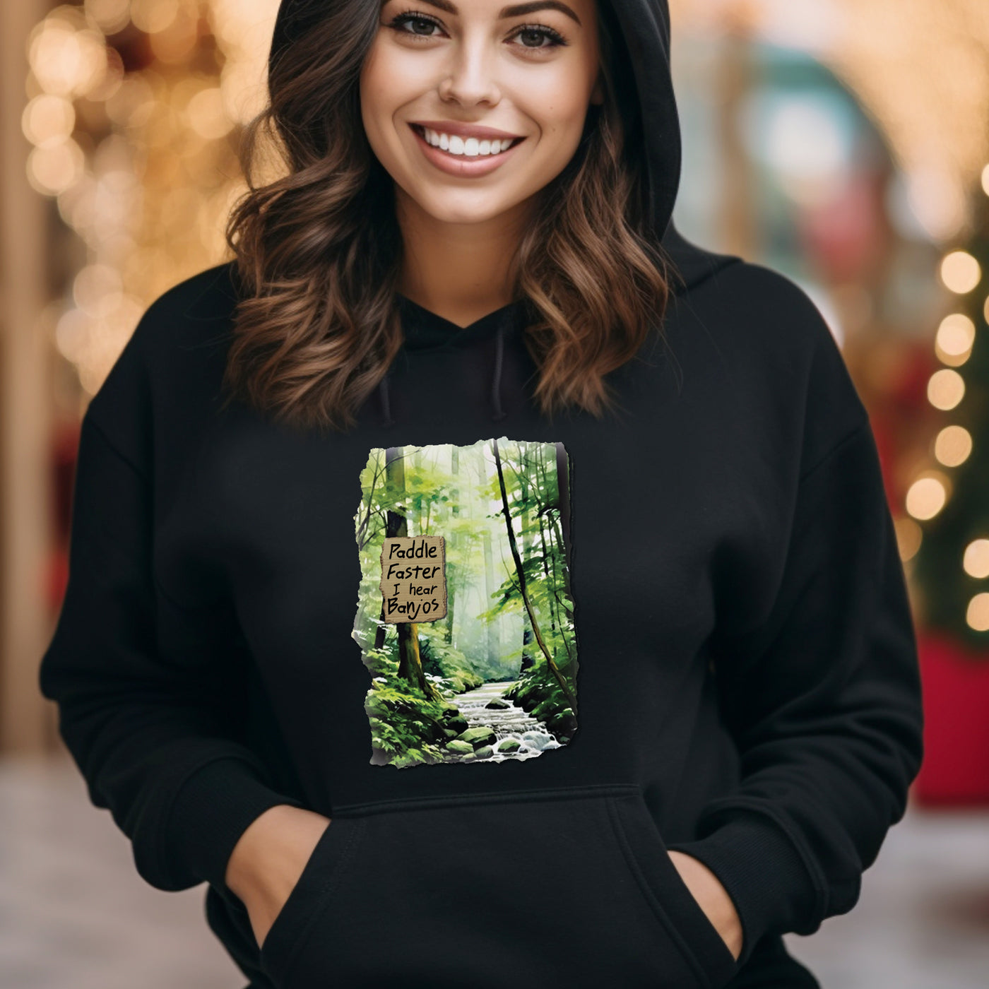 Paddle Faster I Hear Banjos Hoodie