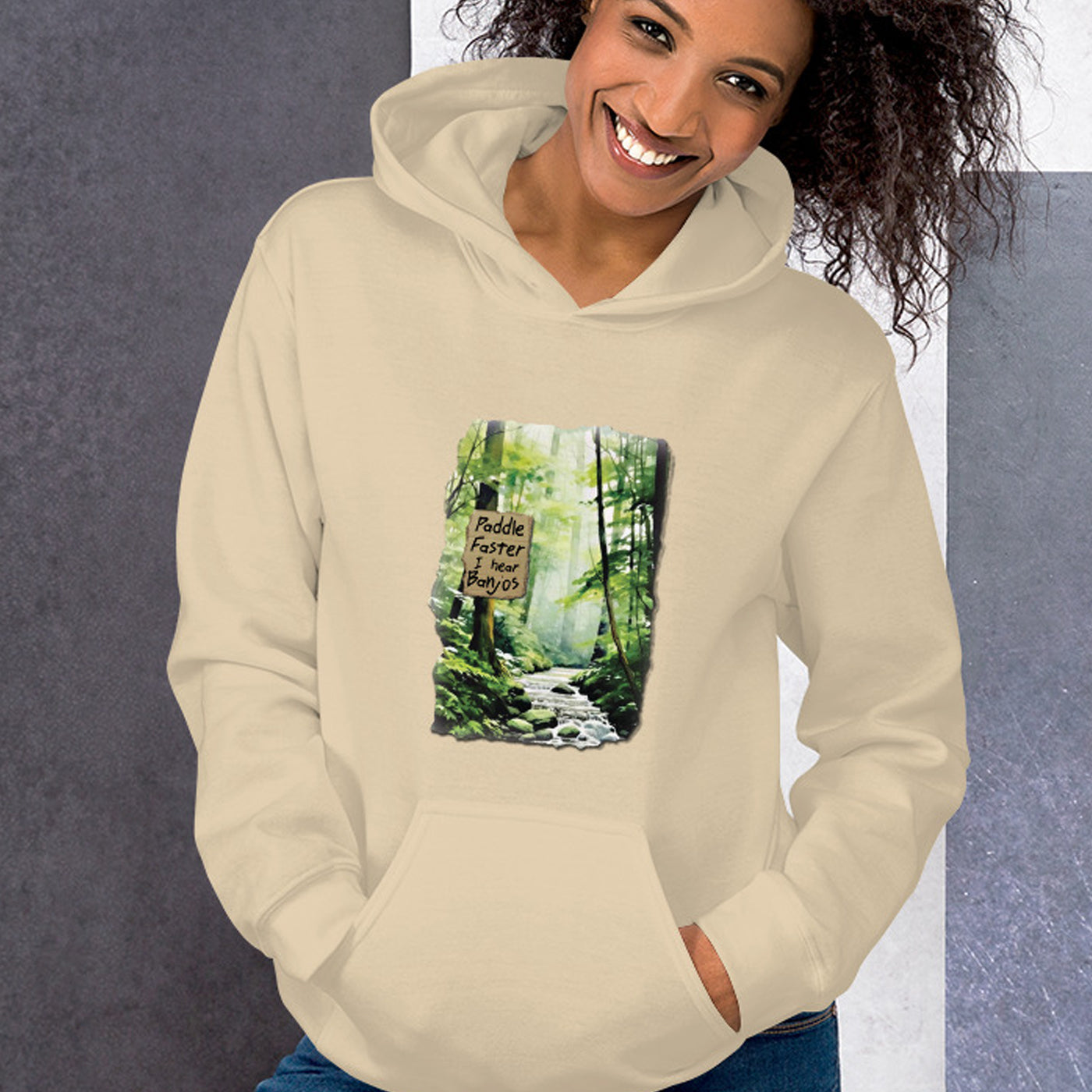 Paddle Faster I Hear Banjos Hoodie