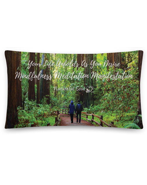 Whispering Woods Meditation Pillow