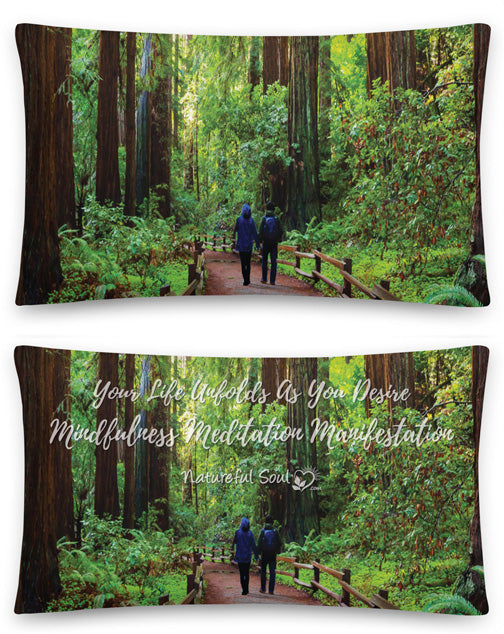 Whispering Woods Meditation Pillow