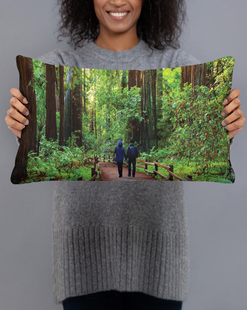 Whispering Woods Meditation Pillow