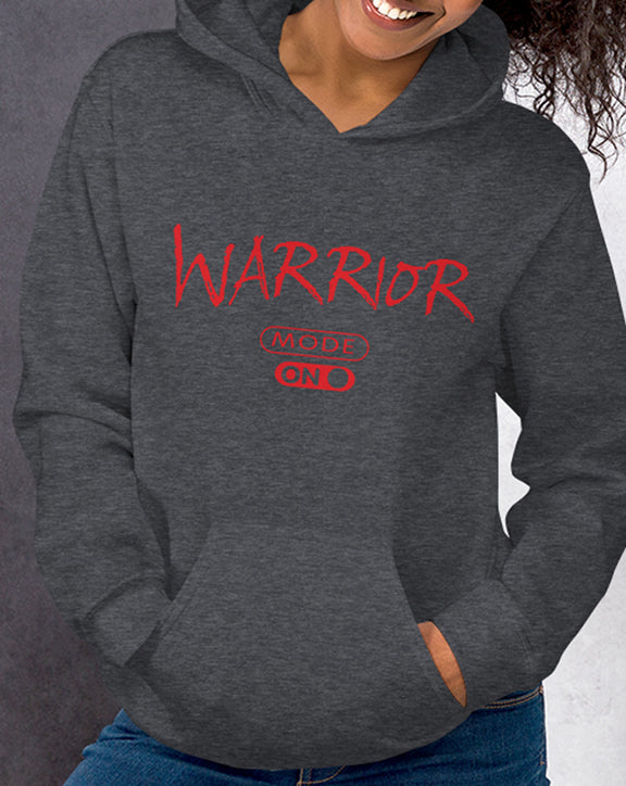 Warrior Mode On (Red) Hoodie