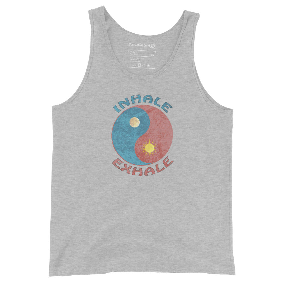 Inhale Exhale Yin Yang Sun Moon Tank Top