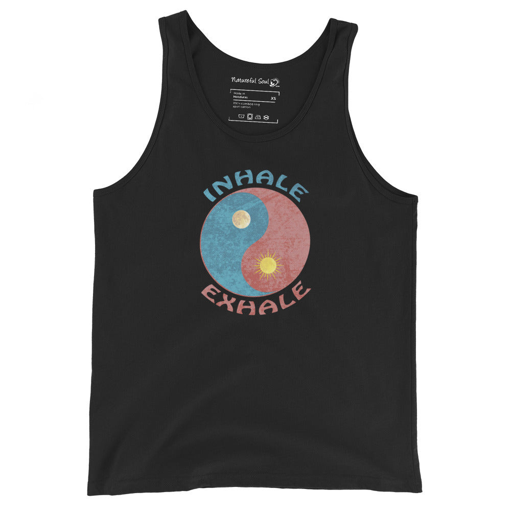 Inhale Exhale Yin Yang Sun Moon Tank Top