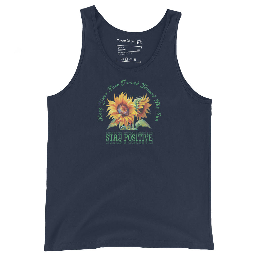 Sunflower Keep Your Face Turned Toward The Sun Tank Top