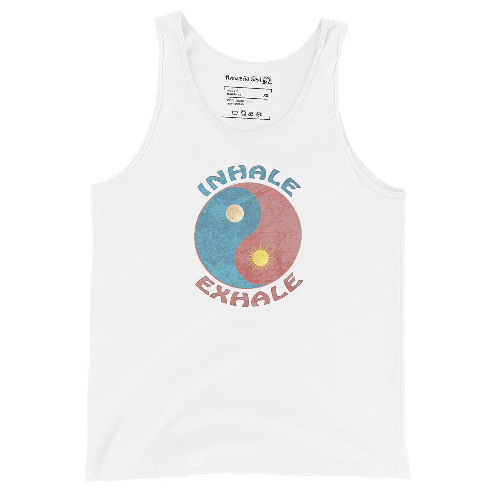 Inhale Exhale Yin Yang Sun Moon Tank Top