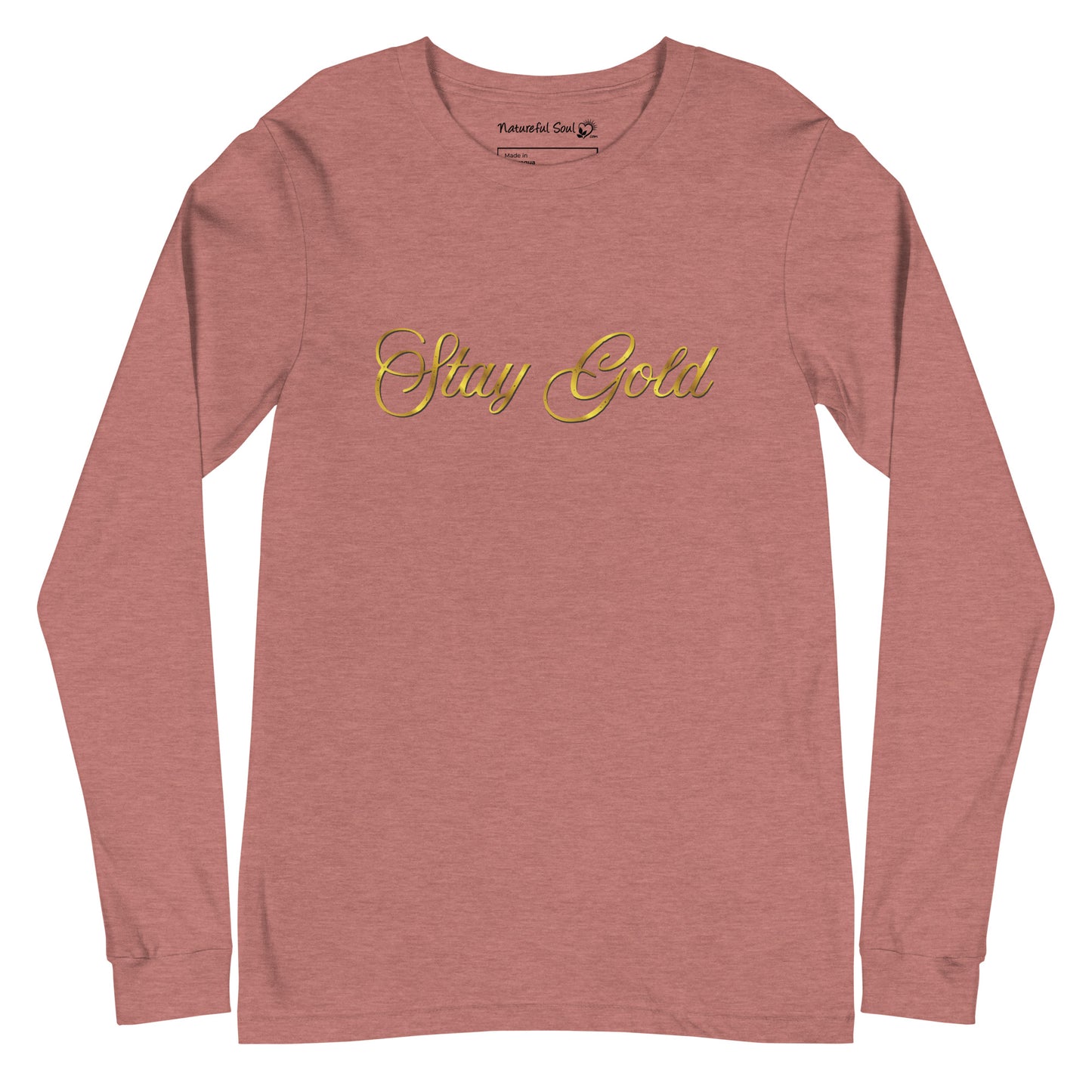 Stay Gold Long Sleeve Tee