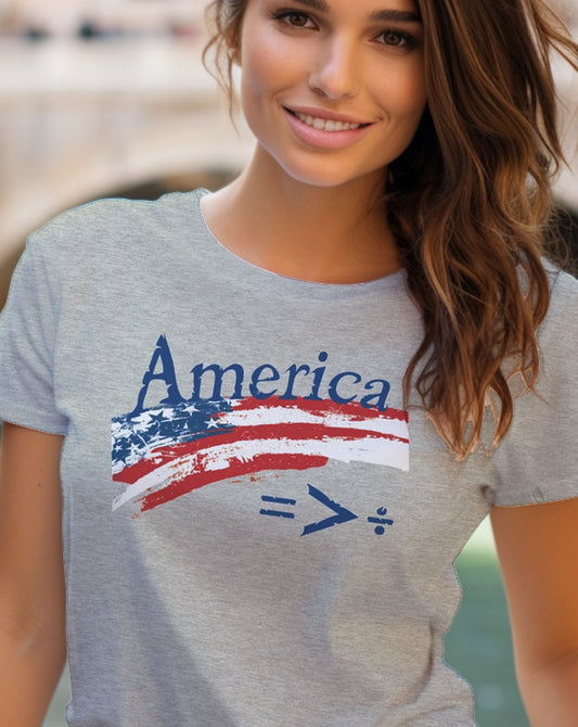America Equality Greater Than Division T-Shirt
