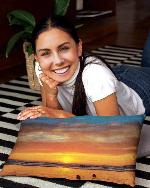 Brilliant Shores Meditation Pillow
