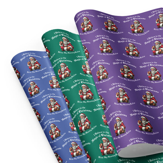 I Believe In The Magic Of Christmas gift wrap paper