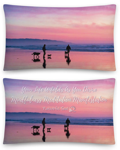 Enchanted Horizon Meditation Pillow