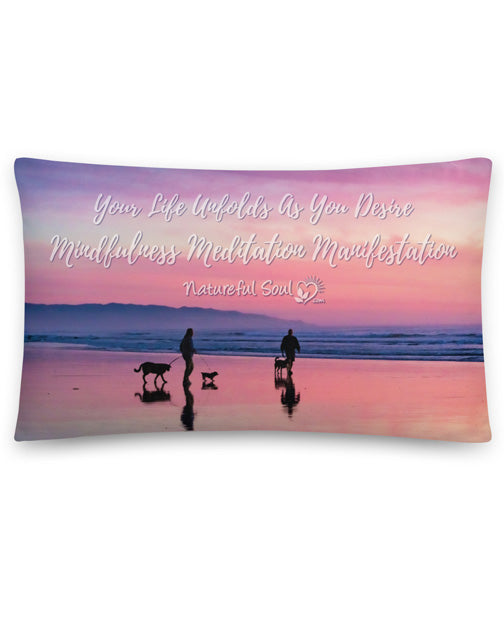 Enchanted Horizon Meditation Pillow