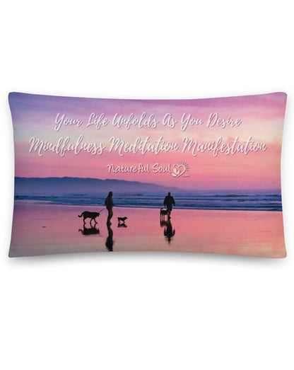 Enchanted Horizon Meditation Pillow