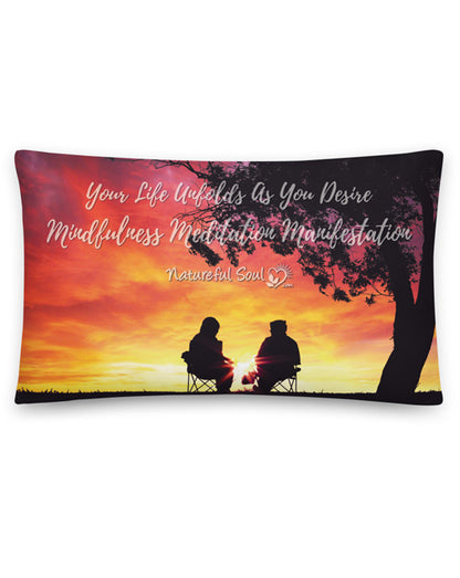 Golden Hour Magic Meditation Pillow