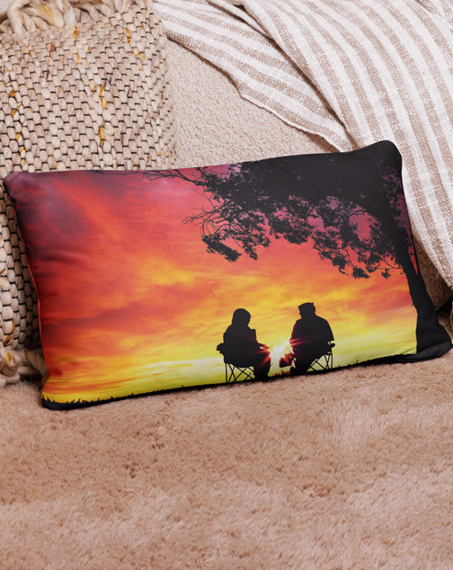 Golden Hour Magic Meditation Pillow