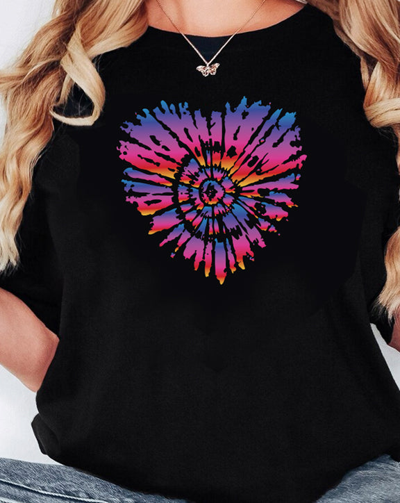 Tie-Dye Heart /Love t-shirt