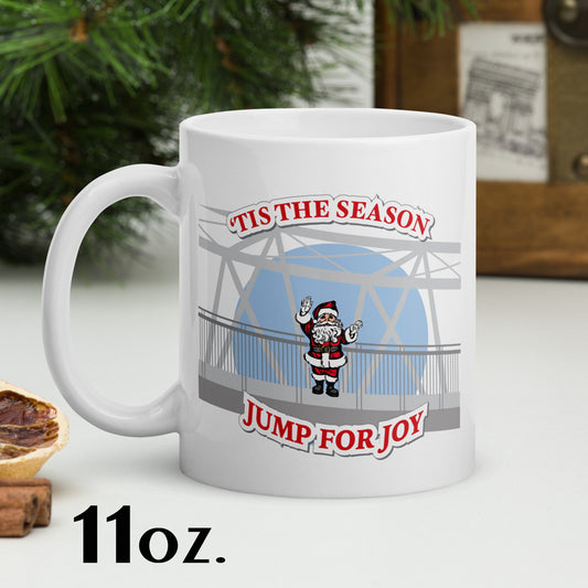 Jump For Joy white glossy mug
