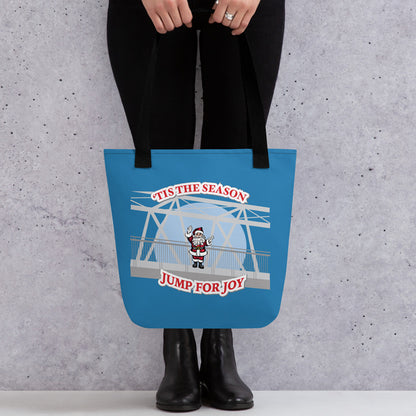 Tis The Season Jump For Joy Tote Bag