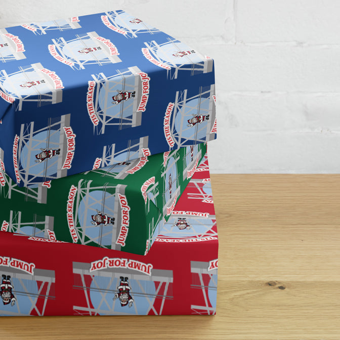 Jump For Joy wrapping paper sheets