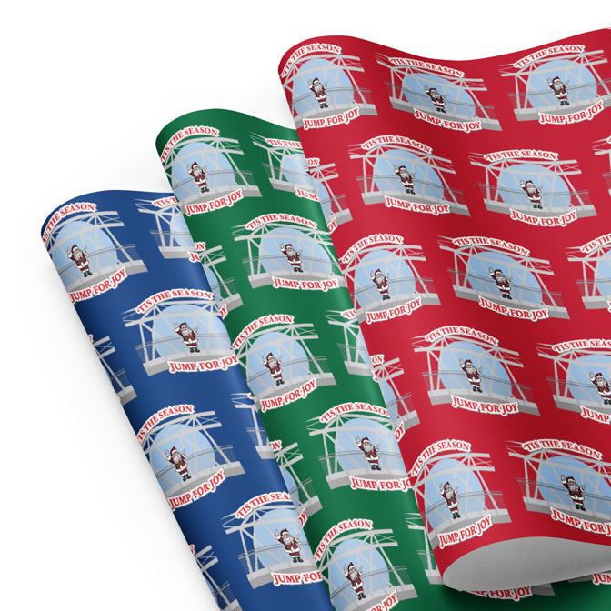 Jump For Joy wrapping paper sheets