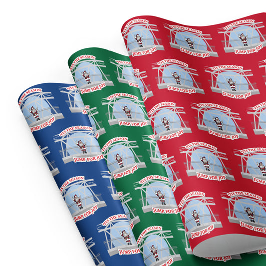 Jump For Joy wrapping paper sheets