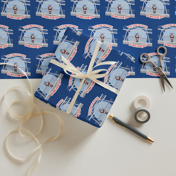 Jump For Joy wrapping paper sheets