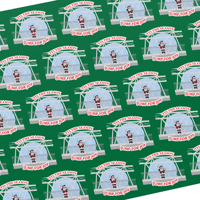 Jump For Joy wrapping paper sheets
