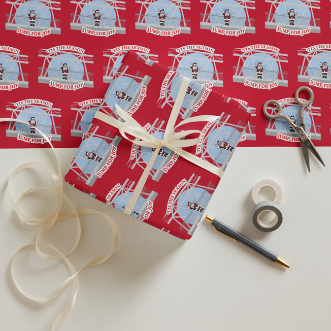 Jump For Joy wrapping paper sheets