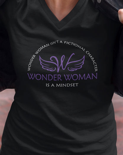 Wonder Woman is a Mindset V-Neck T-Shirt