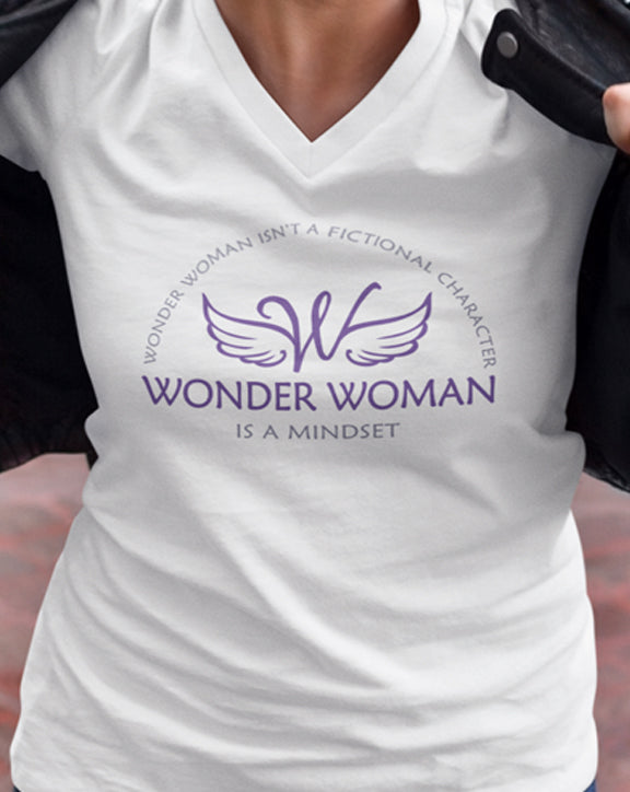 Wonder Woman is a Mindset V-Neck T-Shirt