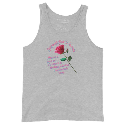 Rose Imperfection Is Beauty Tank Top